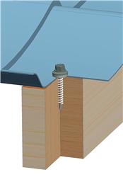 Roof tile-Sheet piling screws